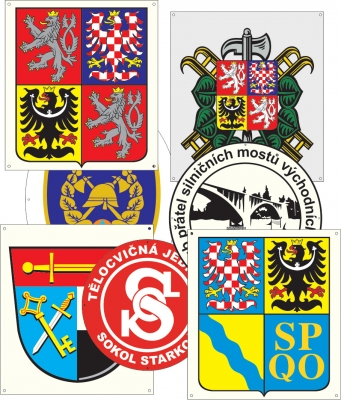 Státní znak, znak SDH a další znaky