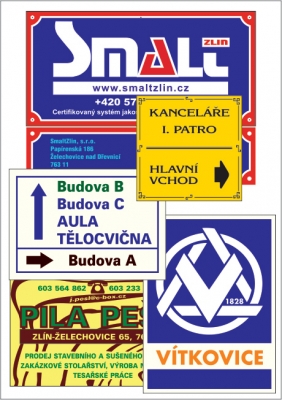 Firmy, areály