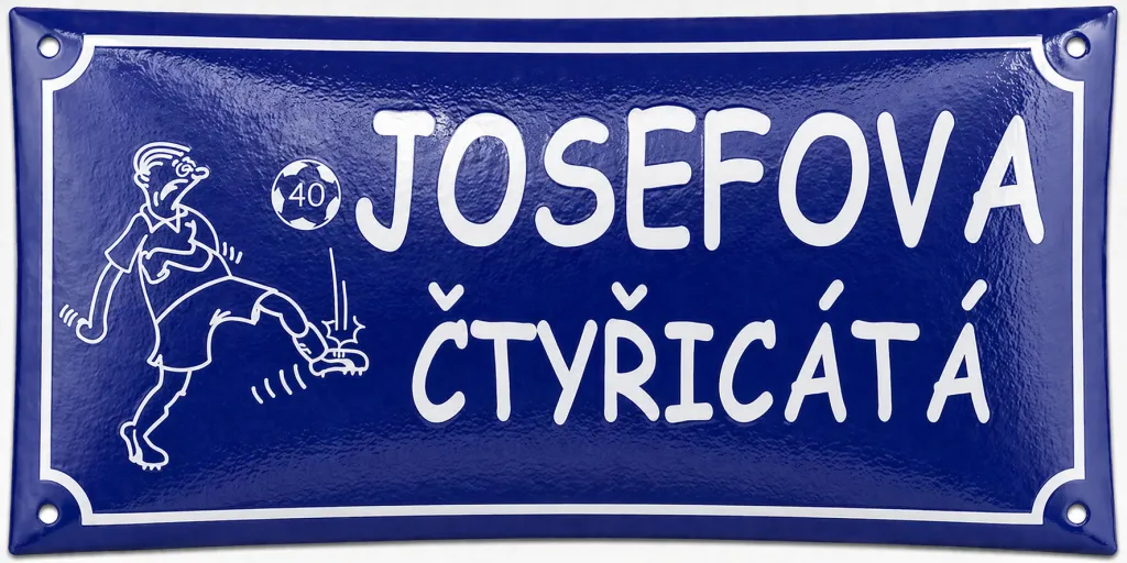 Smaltovaná cedule Dar pro 16