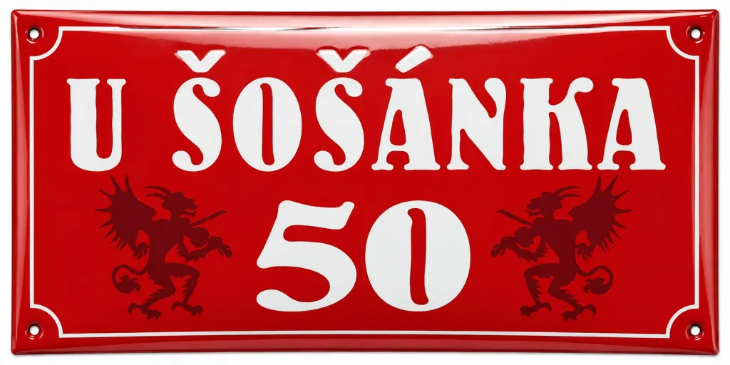 Smaltovaná cedule Dar pro 28