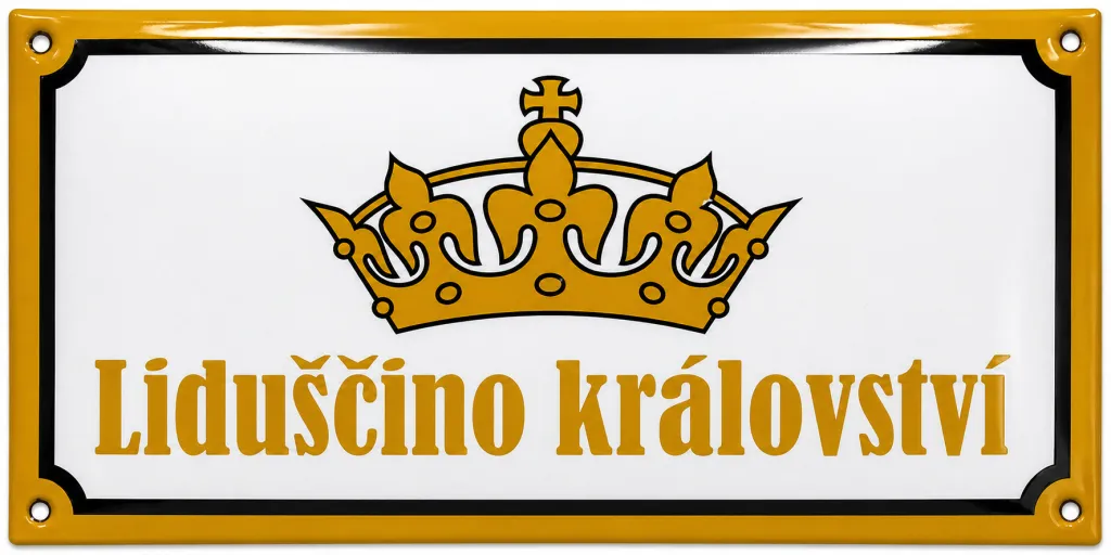 Smaltovaná cedule Dar pro 31