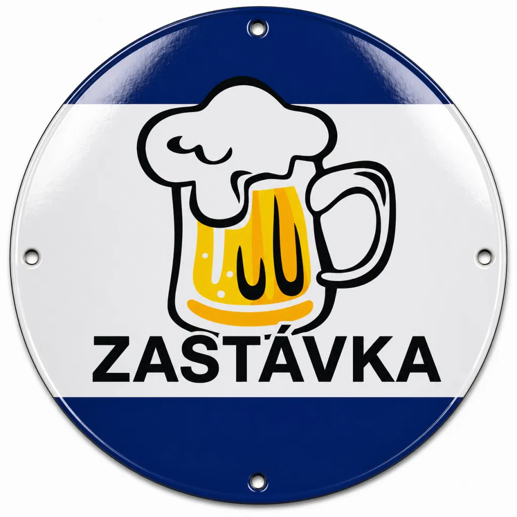 Smaltovaná recese 6 kruh