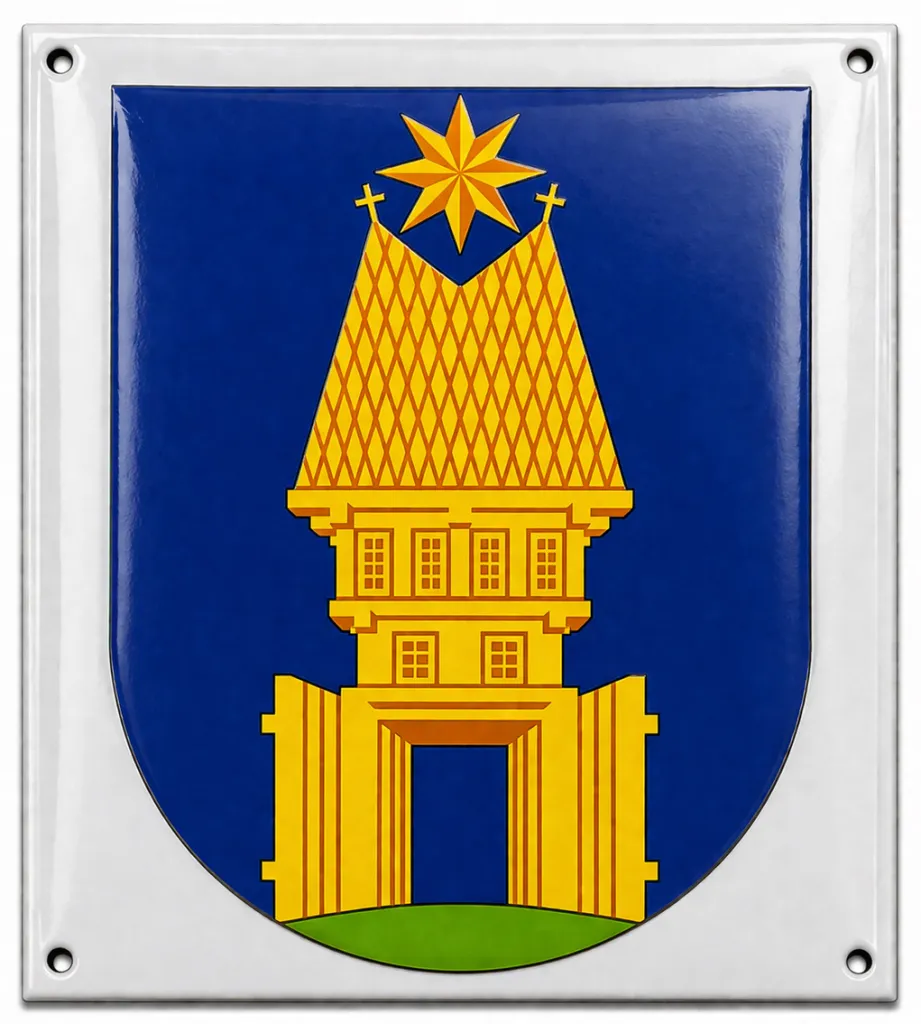smaltovaná cedule O-znak 8