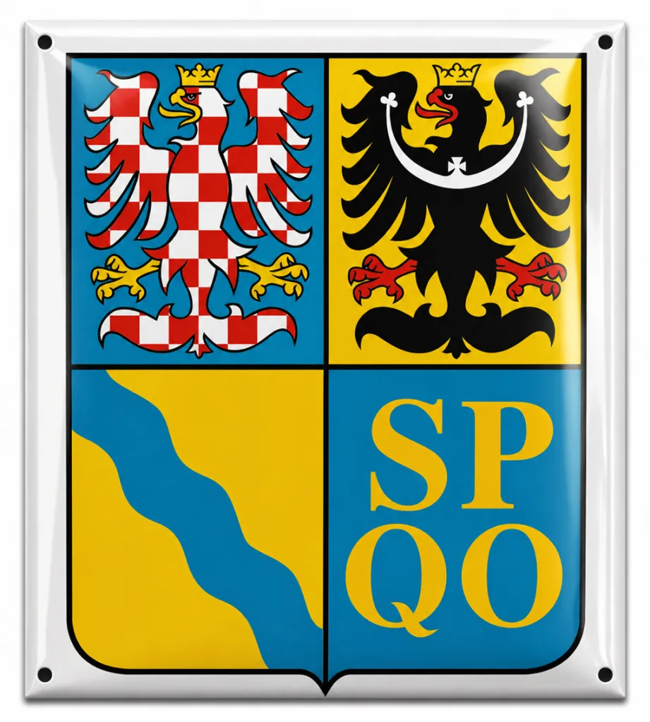 smaltovaná cedule O-znak 5