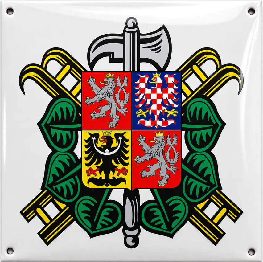 Smaltovaný znak SDH H7-sdh 1