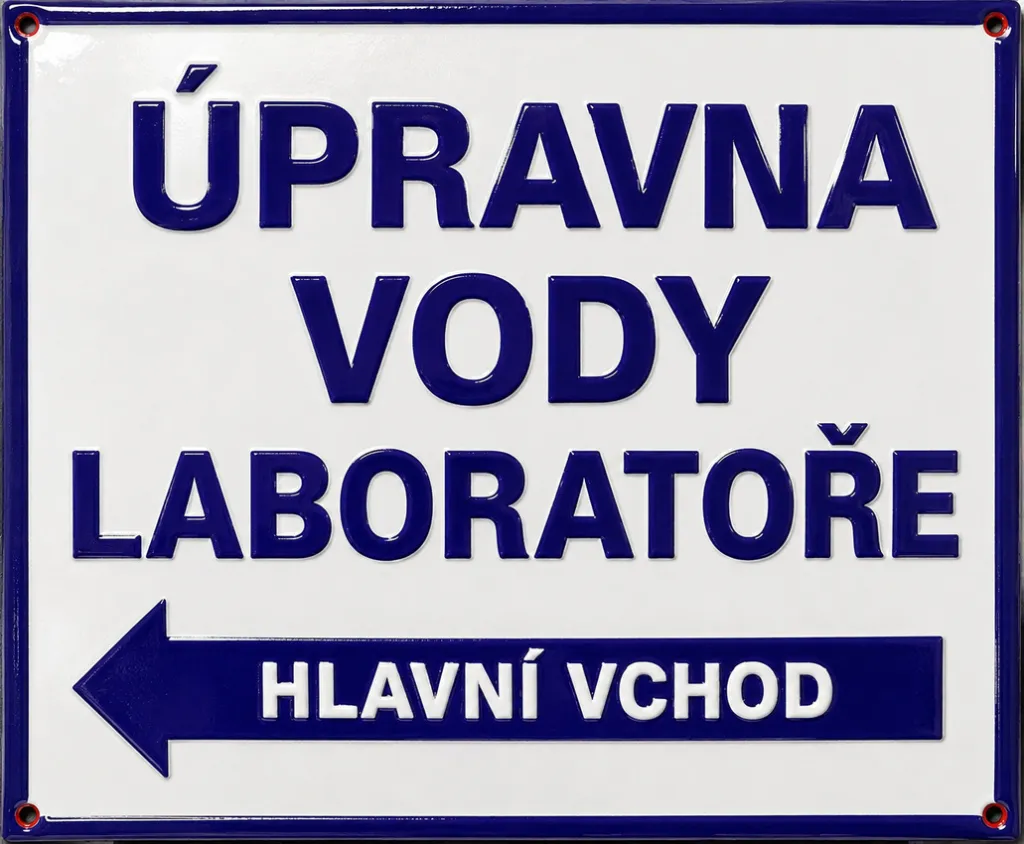 Smaltovaná cedule S-firma 11