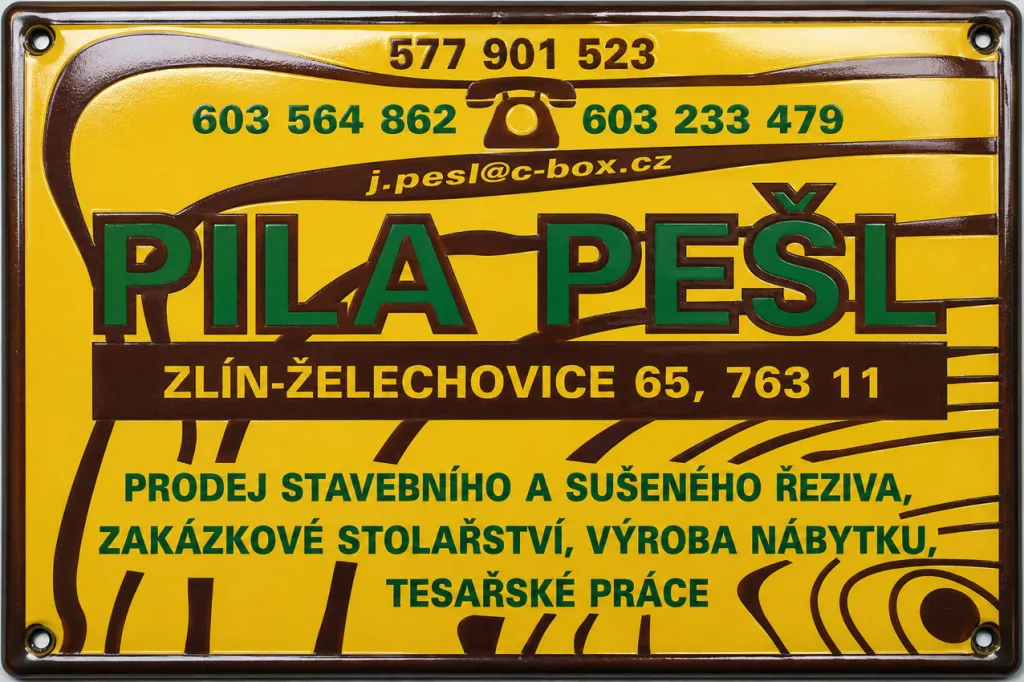 Smaltovaná cedule S-firma 3