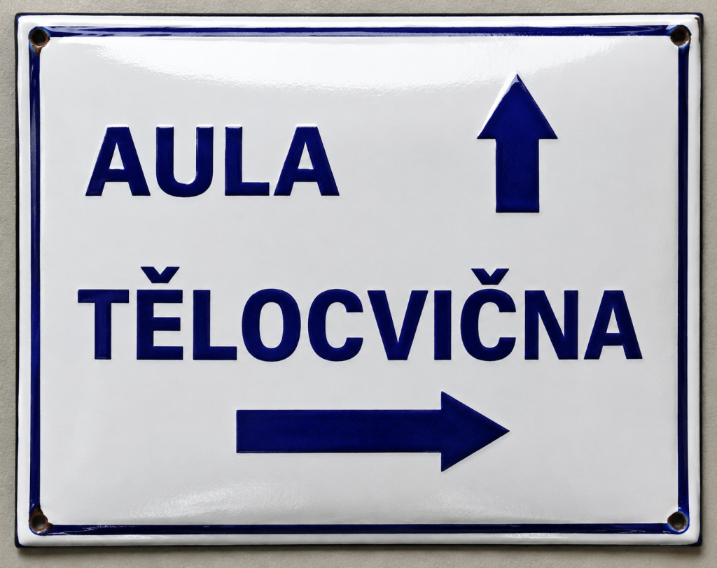 Smaltovaná cedule S-firma 10