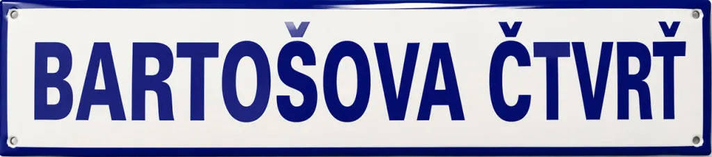 Smaltovaná cedule S-dop 7
