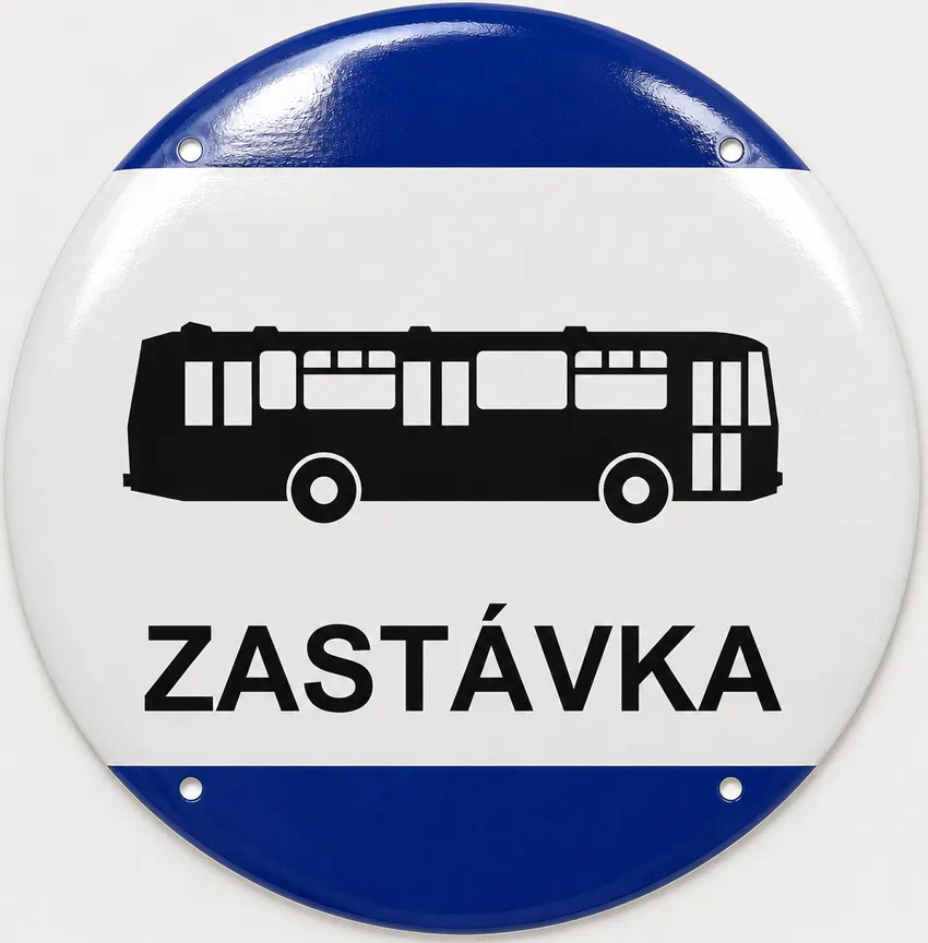 Smaltovaná cedule S-dop 1