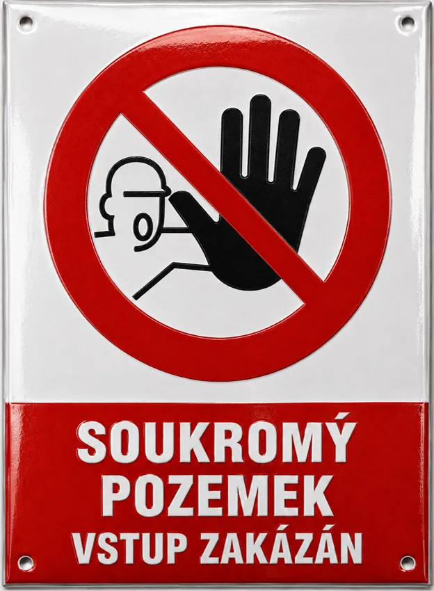 Smaltovaná cedule parkování S-park 6