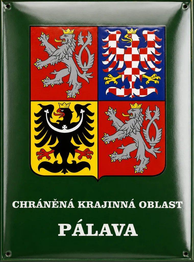 Smaltovaná cedule do lesa S-chko 12