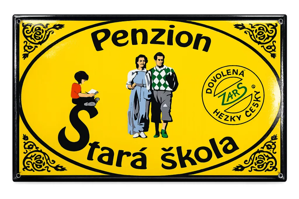 Smaltovaná reklama S-reklam 3