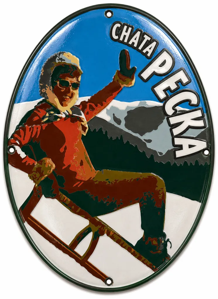 Smaltovaná reklama S-reklam 24
