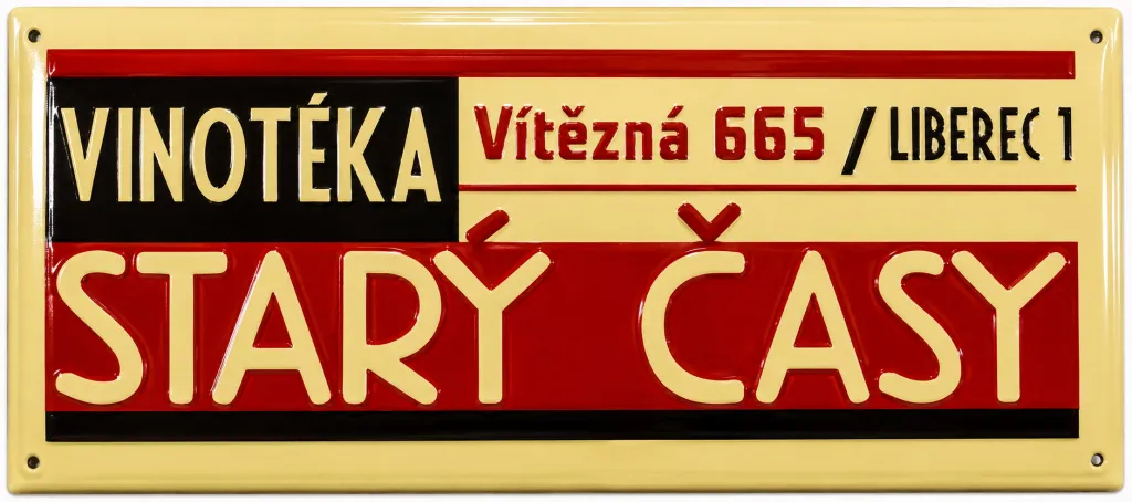 Smaltovaná reklama S-reklam 29
