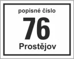 číslo popisné Prostějov C.PV.1